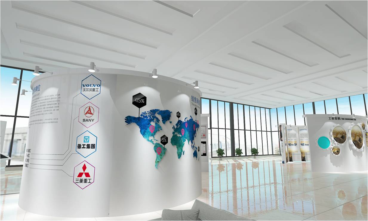 滨州市金毅设备有限公司产品展厅顺利完工 - 济南世纪飞鱼展示设计有限公司